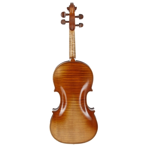 2457 - Good violin attributed to and labelled Gaibissi Giovanni Battista, Fece (Alassio) Anno 1934, Medagli... 