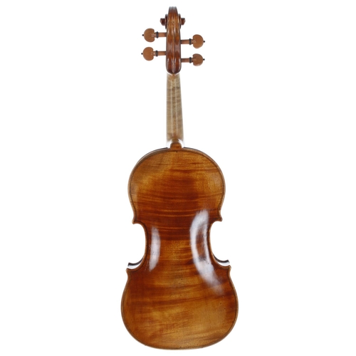 2467 - Good violin labelled Charles Gaillard, no. 20, Rue Notre-Dame de Rouvrahoe, no. 20, Paris 1869, the ... 