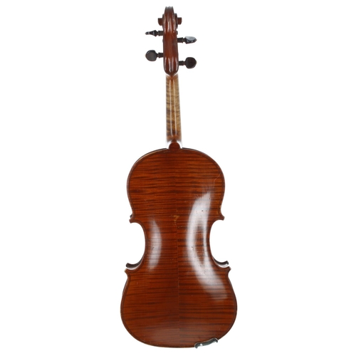 2474 - Good French violin by and labelled Ch.J.-B. Collin-Mezin Fils, Maitre-Luthier, Medaille d'or, Exposi... 