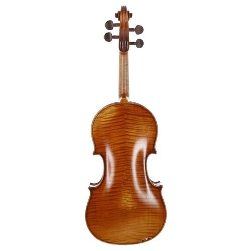 2482 - Good violin labelled Fait á Mirecourt, par le Maitre-Luthier, Amedee Dieudonne en 1936, no. 1027, th... 