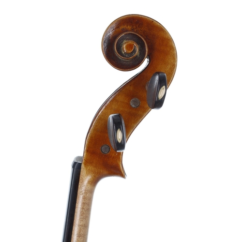 2482 - Good violin labelled Fait á Mirecourt, par le Maitre-Luthier, Amedee Dieudonne en 1936, no. 1027, th... 