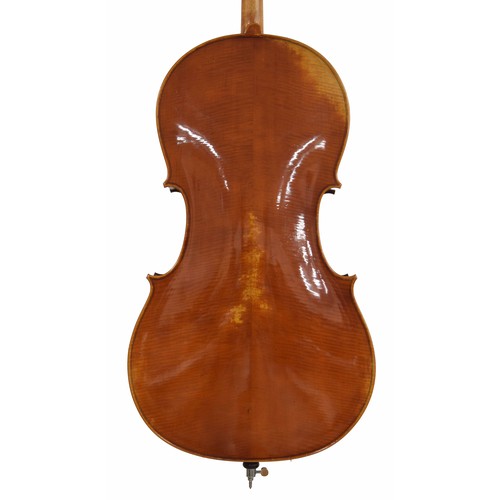 2508 - Good contemporary violoncello by and labelled Henri Delille...Anno Domino 2007, no. 310, 29 3/4