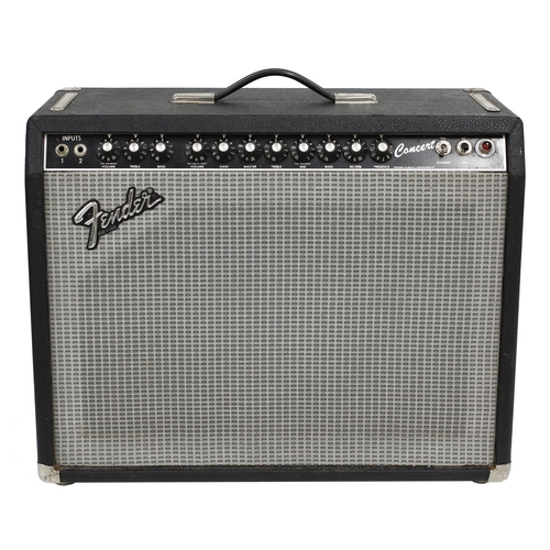 960 - 1983 Fender Concert guitar amplifier, made in USA*Please note: Gardiner Houlgate do not guarantee th... 