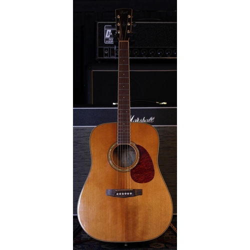 751 - Cort Earth 200 acoustic guitar; Back and sides: mahogany, minor dings; Top: natural spruce; Neck: ma... 