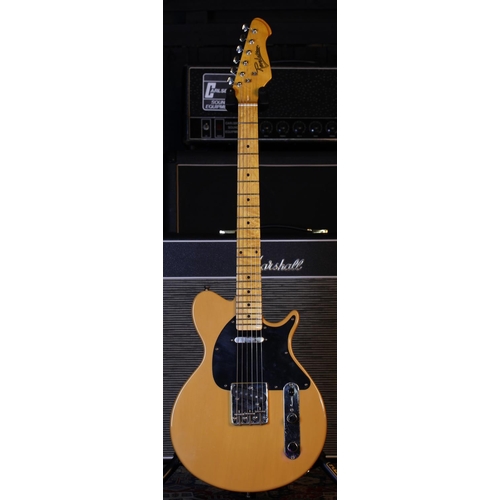 756 - Revelation TTX electric guitar; Body: butterscotch finish, a few light marks but generally good; Nec... 