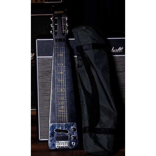 608 - Jagard by EKS six string lap guitar with legs and soft bag