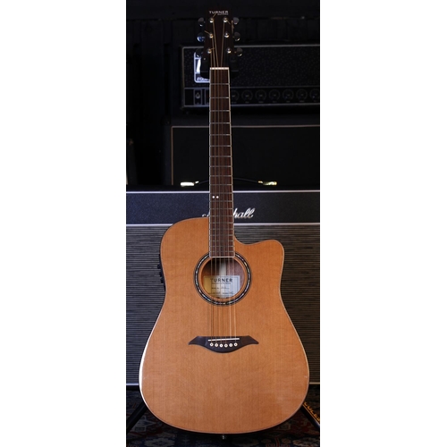 744 - 2011 Turner 50CE electro-acoustic guitar, with upgraded Fishman Presys Blend electronics, within ori... 