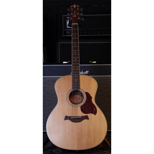 747 - 2007 Crafter GA6/N acoustic guitar, made in Korea, within hard case (action needs adjustment with ba... 