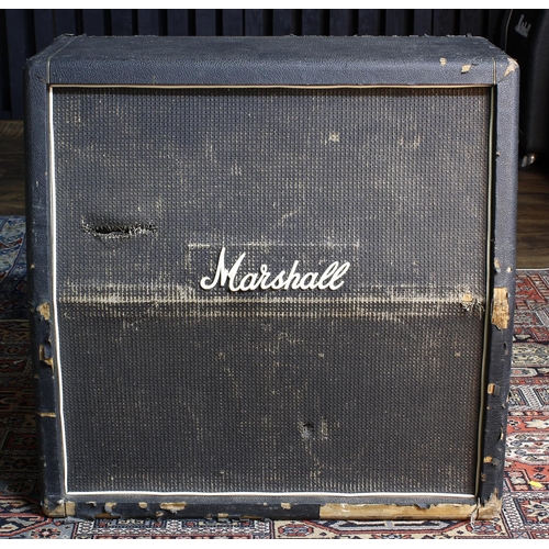 856 - 1971  Marshall  1960A Lead 4x12 100w guitar amplifier speaker cabinet, ser. no. 30516, with 4 x G12M... 