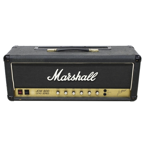 959 - 1981 Marshall JCM 800 2203 Lead Series Mk II Master Model 100 watt guitar amplifier head, made in En... 