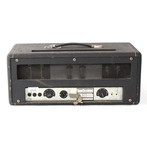 533 - Peter Hammill (Van der Graaf Generator) - Stage used Hiwatt Custom 50 guitar amplifier head, made in... 