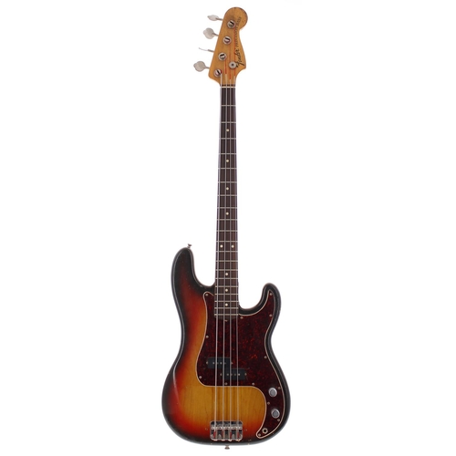 557 - John Entwistle interest - 1972 Fender Precision bass guitar, made in USA, serial no. 376250; Body: s... 