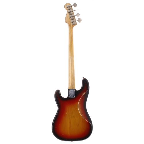 557 - John Entwistle interest - 1972 Fender Precision bass guitar, made in USA, serial no. 376250; Body: s... 