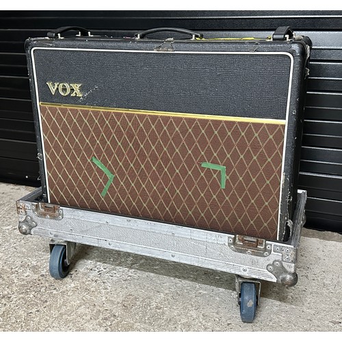 556 - Hugh Cornwell (The Stranglers) - stage used 1990s Vox AC30/TB guitar amplifier, made in England, ser... 