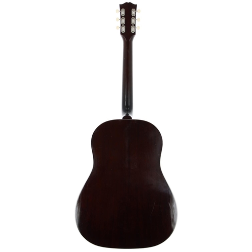 144 - 1999 Gibson Early J-45 electro-acoustic guitar, made in USA; Back and sides: mahogany, lacquer check... 