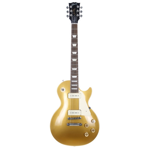 148 - 2018 Gibson Les Paul Classic P90 electric guitar, made in USA; Body: gold top finish upon natural ma... 