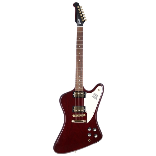 155 - 2004 Gibson Firebird Studio electric guitar, made in USA; Body: wine red finish, light surface scuff... 