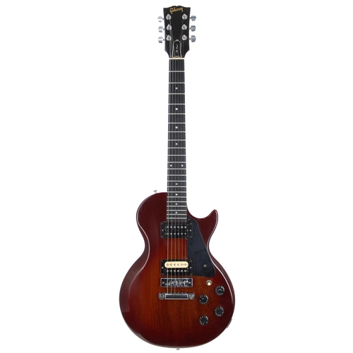 157 - 1984 Gibson Firebrand 'The Paul' Les Paul electric guitar, made in USA; Body: dark cherry sunburst r... 