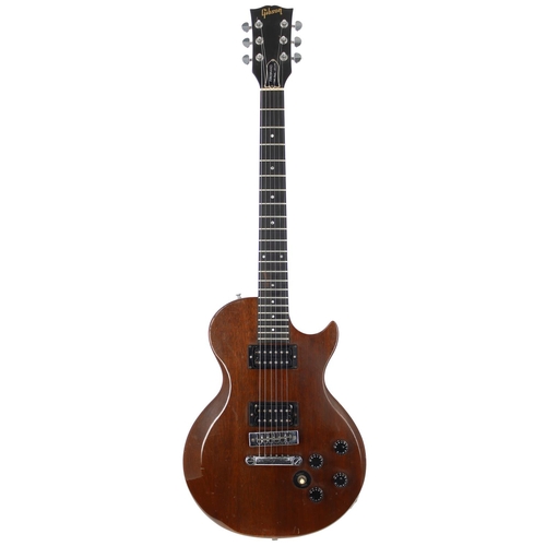 163 - 1982 Gibson Firebrand 'The Paul Deluxe' electric guitar, made in USA; Body: natural mahogany finish,... 