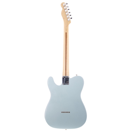 65 - 2004 Fender Standard Telecaster electric guitar, made in Mexico, with upgraded pickups; Body: blue m... 