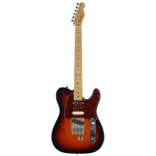 77 - Composite Fender Nashville B-Bender Telecaster electric guitar, made in USA; Body: sunburst finished... 