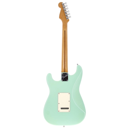 78 - 1995 Fender Jeff Beck Signature Stratocaster electric guitar, made in USA, Finish: surf green, a few... 