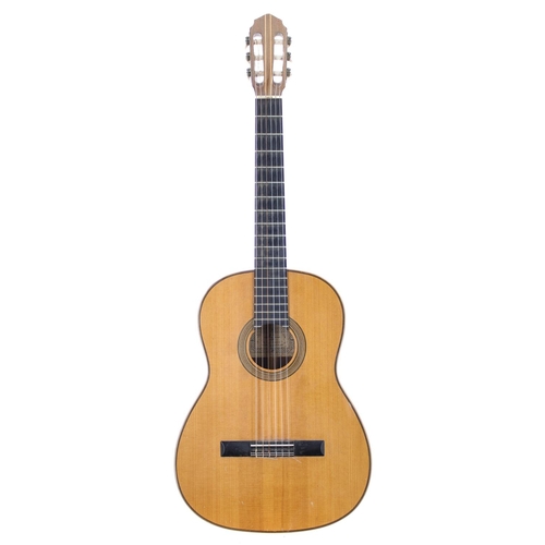 3539 - 1964 Oscar Teller Model 6P classical guitar; Back and sides: rosewood, lacquer hairline to upper bou... 