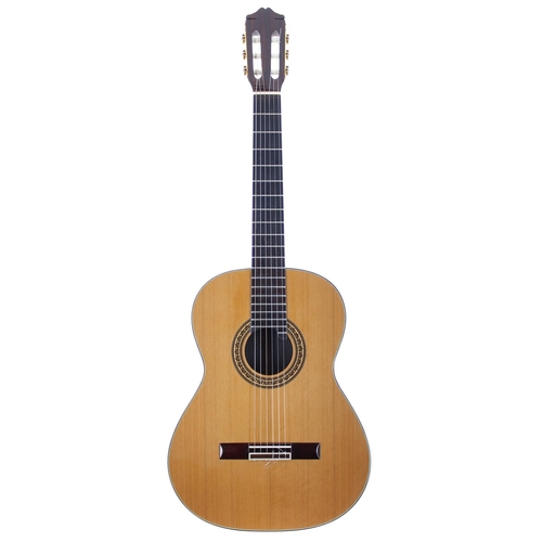 3543 - 2012 Terry Pack Prototype C-1 classical guitar; Back and sides: Indian rosewood, a few light marks; ... 