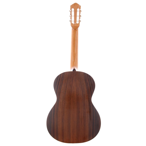 3545 - James Alexander classical guitar, made in England; Back and sides: Indian rosewood; Top: Western Red... 