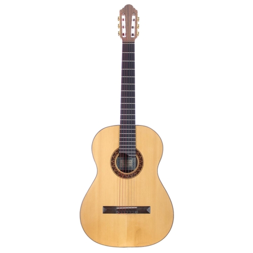 3550 - 2006 G. Weigert classical guitar, made in England; Back and sides: Indian rosewood; Top: natural spr... 