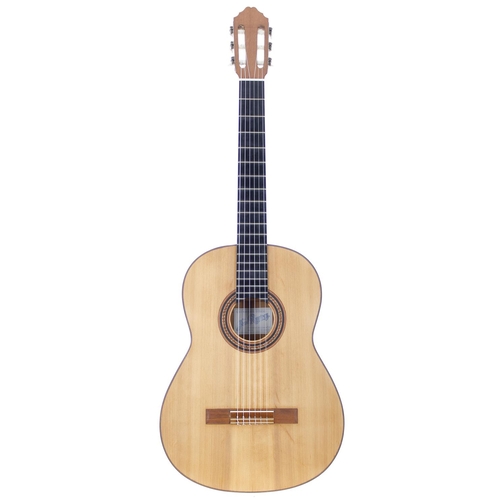 3558 - José Ramirez Estudio Flamenco type guitar; Back and sides: cypress, repaired split to end rib, furth... 