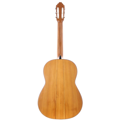 3558 - José Ramirez Estudio Flamenco type guitar; Back and sides: cypress, repaired split to end rib, furth... 