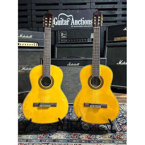 3518 - Two 'Stewart' branded nylon string classical guitars (new and boxed) (2)