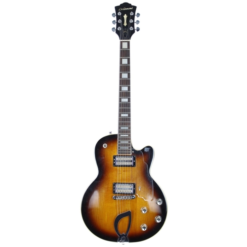 343 - 1998 DeArmond by Guild M-75 electric guitar, made in Korea; Body: two-tone sunburst finish, light su... 