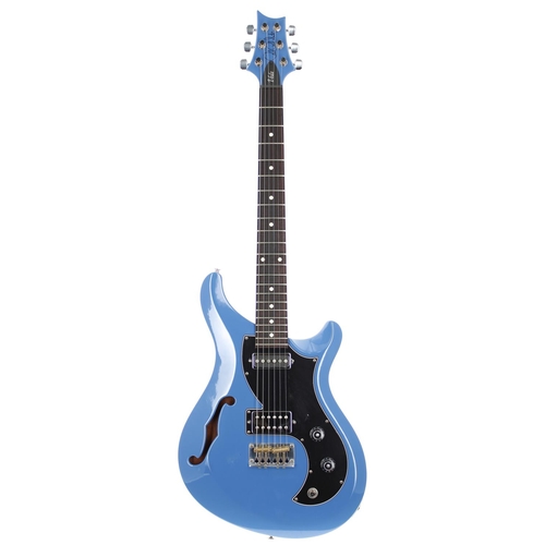 359 - 2022 Paul Reed Smith (PRS) S2 Vela semi-hollow body electric guitar, made in USA; Body: blue finish;... 