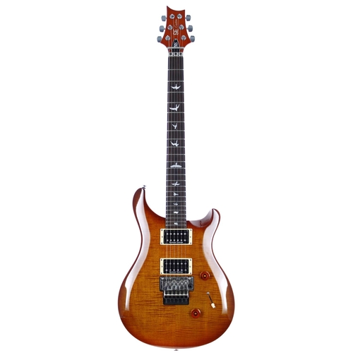 361 - 2013 Paul Reed Smith (PRS) SE Custom 24 Floyd Rose electric guitar, made in Korea; Body: amber burst... 