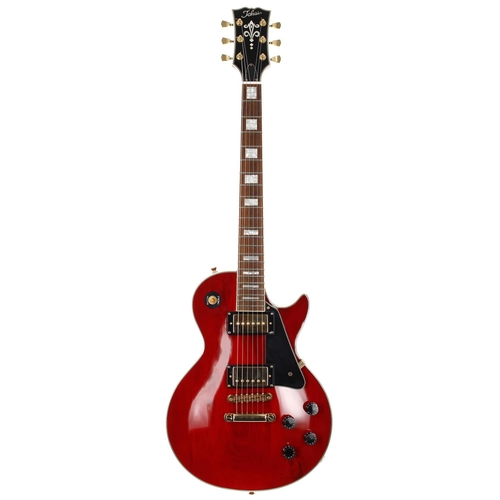 364 - 2008 Tokai Love Rock Custom electric guitar, made in Korea; Body: cherry red finish; Neck: good; Fre... 