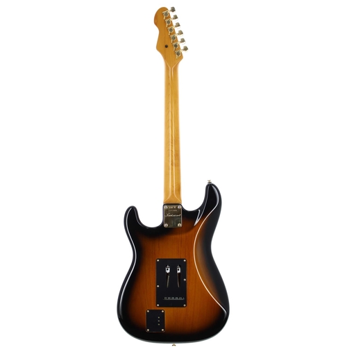 365 - 1990s Levinson Blade Texas Deluxe electric guitar, made in Japan; Body: two-tone sunburst finish; Ne... 