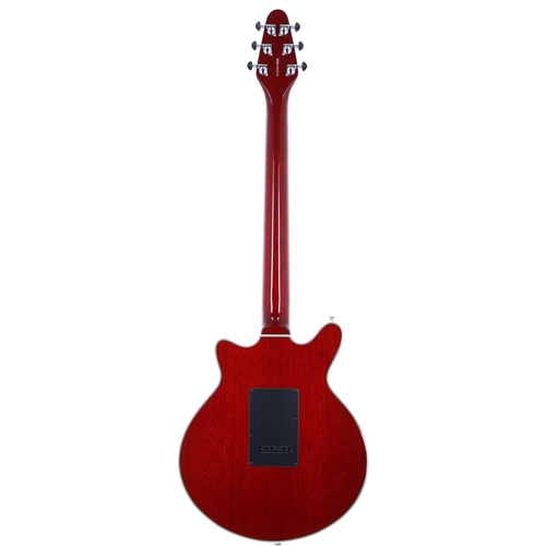 371 - Brian May Guitars Red Special electric guitar, made in Korea; Body: red finish; Neck: good; Fretboar... 