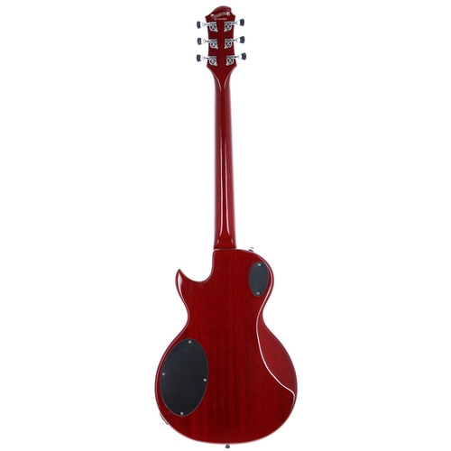 375 - 2014 Zemaitis Z22 p90 electric guitar, made in Korea; Body: cherry finished mahogany, a few light ma... 