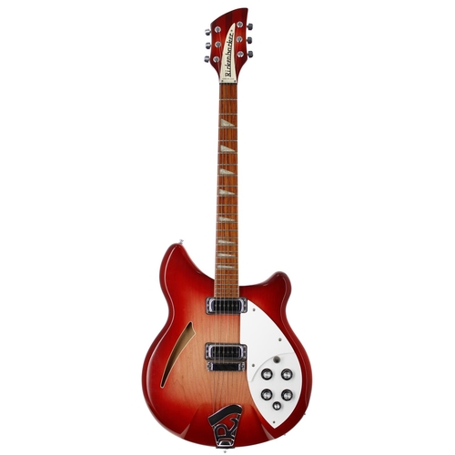 390 - 2004 Rickenbacker 360 electric guitar, made in USA; Body: Fireglo finish, a few minor dings but gene... 