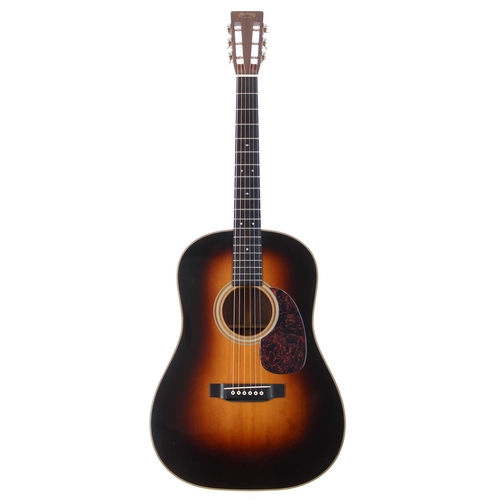 185 - 2005 C.F. Martin Vintage Series HD-28VS electro-acoustic guitar, made in USA; Back and sides: Indian... 