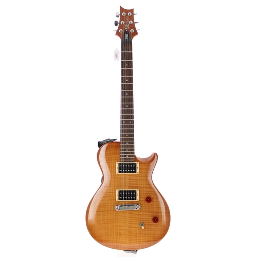 330 - 2009 Paul Reed Smith (PRS) SE Singlecut electric guitar, made in Korea; Body: light amber finish, a ... 