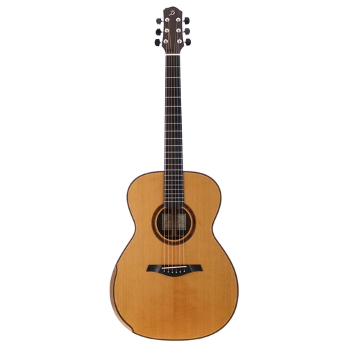 333 - 2012 Marc Beneteau OM acoustic guitar, made in Canada; Back and sides: Ziracote, finish separation t... 