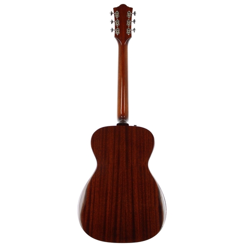 344 - Guild GAD-M20NA acoustic guitar, made in China; Body: mahogany, a few minor dings to edges; Neck: ma... 