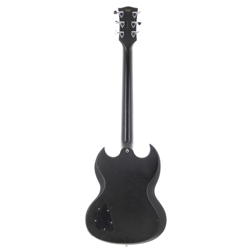 348 - Gordon Smith GSG electric guitar, made in England; Body: black finish, dings throughout, minor finis... 