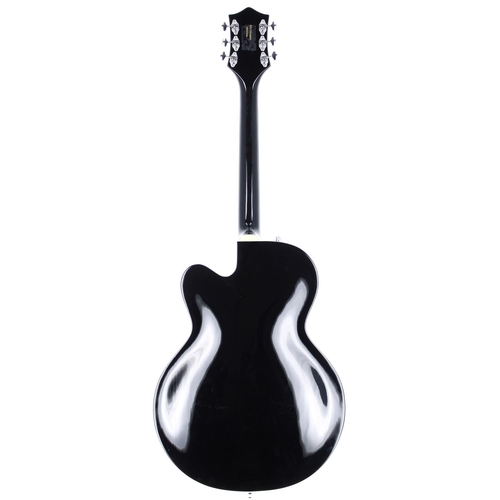 350 - 2011 Gretsch G5120 hollow body electric guitar, made in Korea; Body: black finish, light surface scr... 