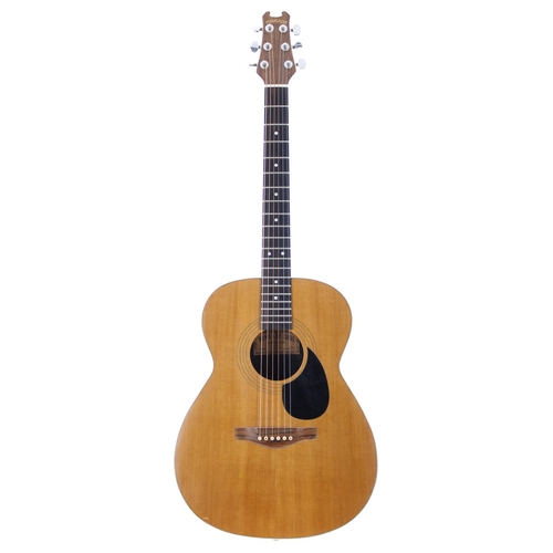 351 - 1982 Kinkade Brothers JT Model electro-acoustic bowl back guitar; Back and sides: synthetic bowl bac... 