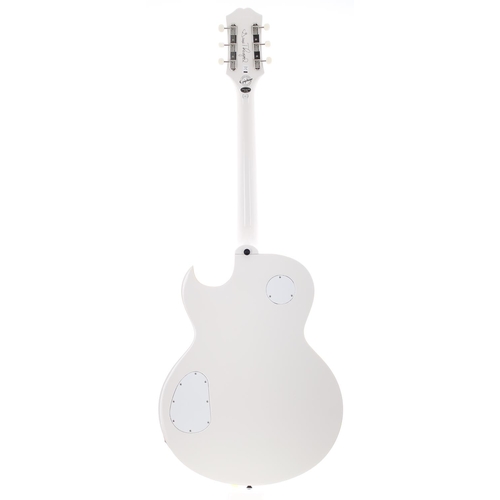 380 - 2019 Epiphone Custom Shop Limited Edition George Thorogood White Fang semi-hollow body electric guit... 