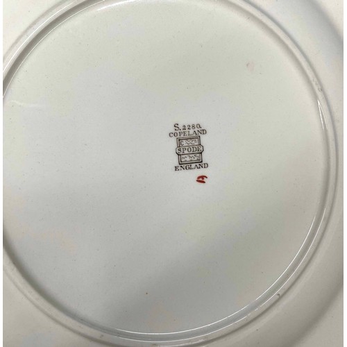 68 - Selection of Spode pattern S.2280  flowers and fruits plates, to include 3 x 10.5